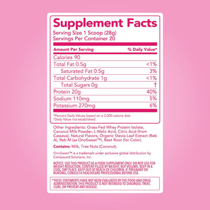 Clean Simple Eats Clear Protein Drinks, 20G Grass Fed Whey Protein Isolate, Ultra Filtered, Light & Refreshing Beverage, Low Lactose, No Artificial Ingredients, Clean Simple Eats