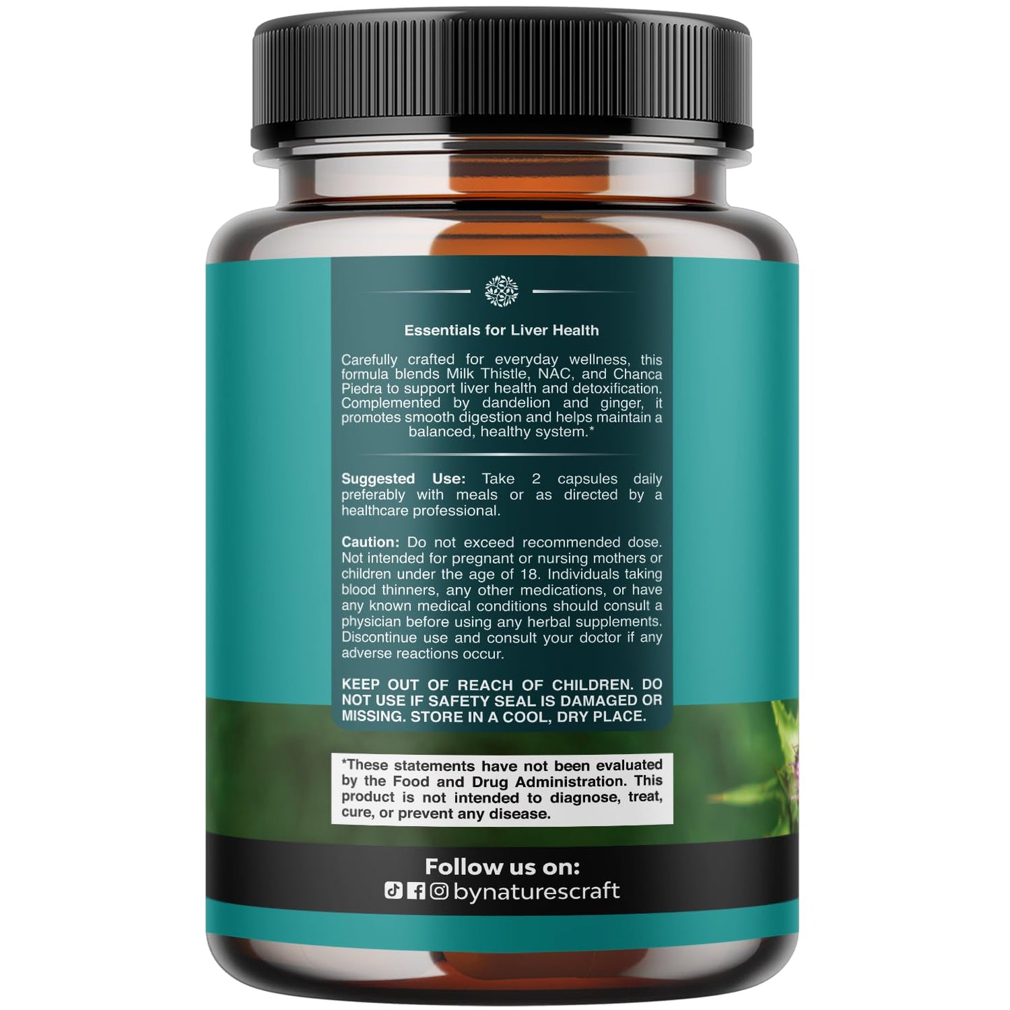 Liver Support NAC Supplement with Milk Thistle for Liver Cleanse Detox & Repair - N Acetyl Cysteine Supplement for Liver Cleanse with Turmeric, Choline, Dandelion & L-Glutathione - 60 Count Gsupps Australia