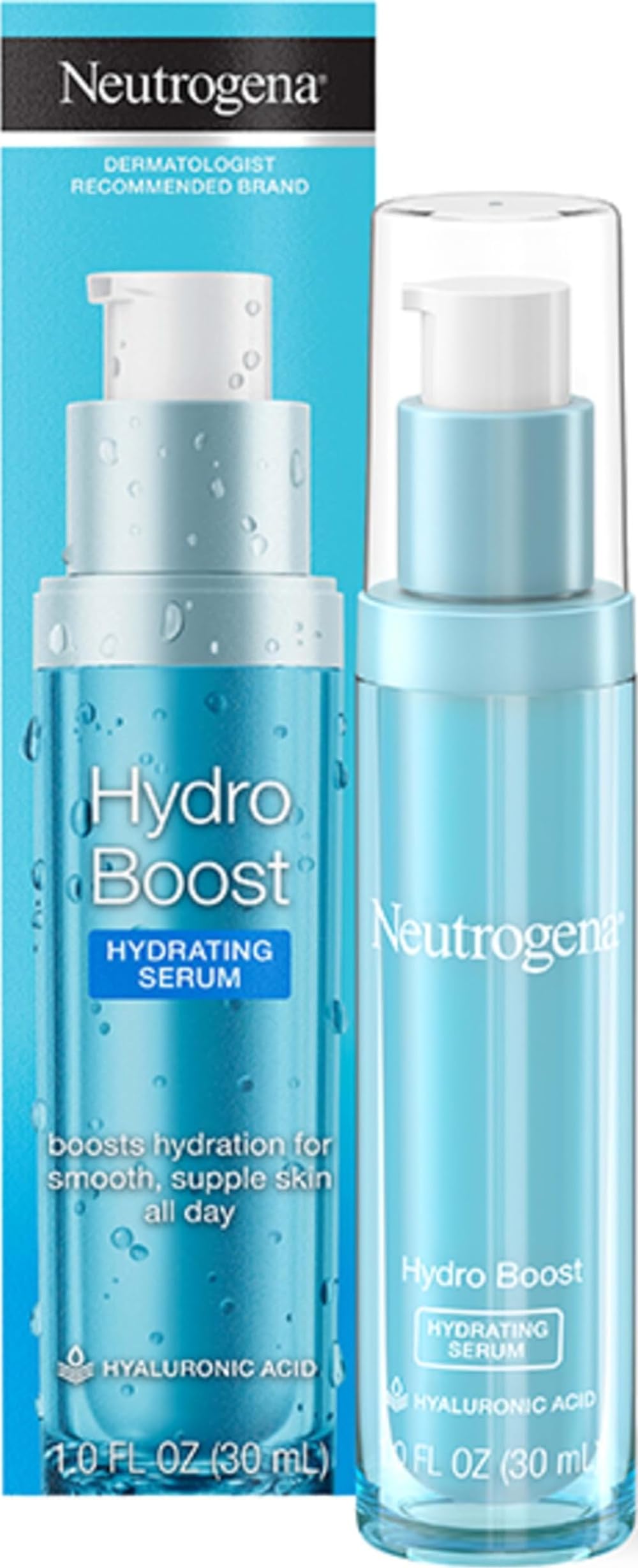 Neutrogena Hydro Boost Hydrating Serum with Hyaluronic Acid, 1 fl. oz Neutrogena