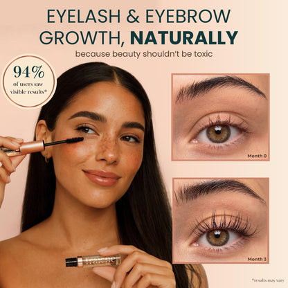 Organic Castor Oil Lash Serum for Eyelash Growth Serum and Eyebrow Growth Live Fraiche