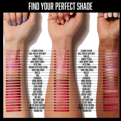 wet n wild Silk Finish Lipstick, Hydrating Rich Buildable Lip Color, Formulated with Vitamins A,E, & Macadamia for Ultimate Hydration, Cruelty-Free & Vegan - Dark Pink Frost wet n wild
