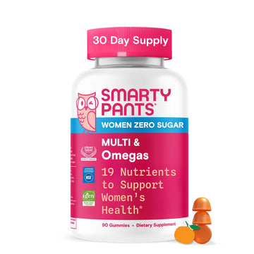 SmartyPants Zero Sugar Women’s Multivitamin Gummies: Biotin, Methylfolate, Omega 3 (ALA), Vitamin D3, C, Vitamin B12, B6, A, K, Zinc, Inositol SmartyPants buy australia supplements