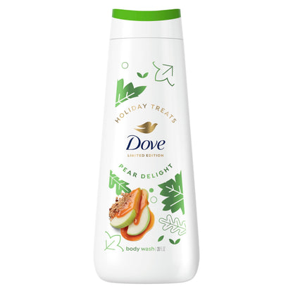 Dove Limited Edition Holiday Treats Body Wash Pear Harvest for Deep Nourishment 20 fl oz Dove