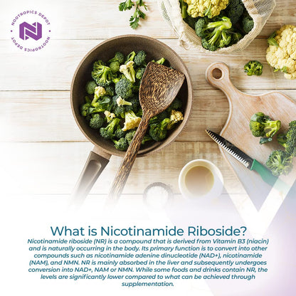 Nootropics Depot Nicotinamide Riboside Capsules | 300mg | NAD+ Precursor | 30 Count | Promotes NAD+ Levels | Cellular Energy