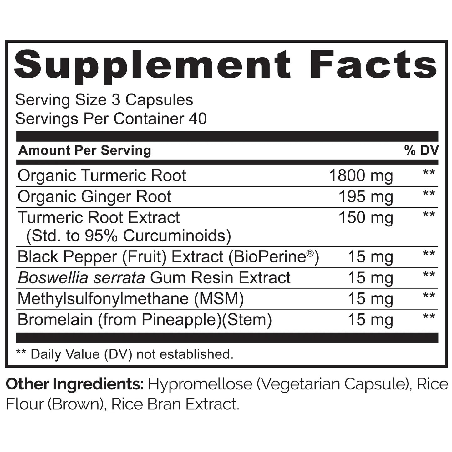 NATURELO Turmeric Curcumin - BioPerine for Better Absorption - Black Pepper, Ginger Root, Curcuminoids - Plant-Based Joint Discomfort Support NATURELO