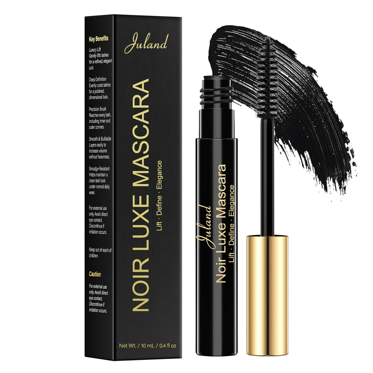 Essence Mascara Volume and Length – Volumizing & Lengthening Mascara for Full, Lush Lashes, Curl & Lift, Waterproof, Smudge-Resistant, Clump-Free Blackest Black, Long-Lasting Beauty Makeup Okutani Beauty