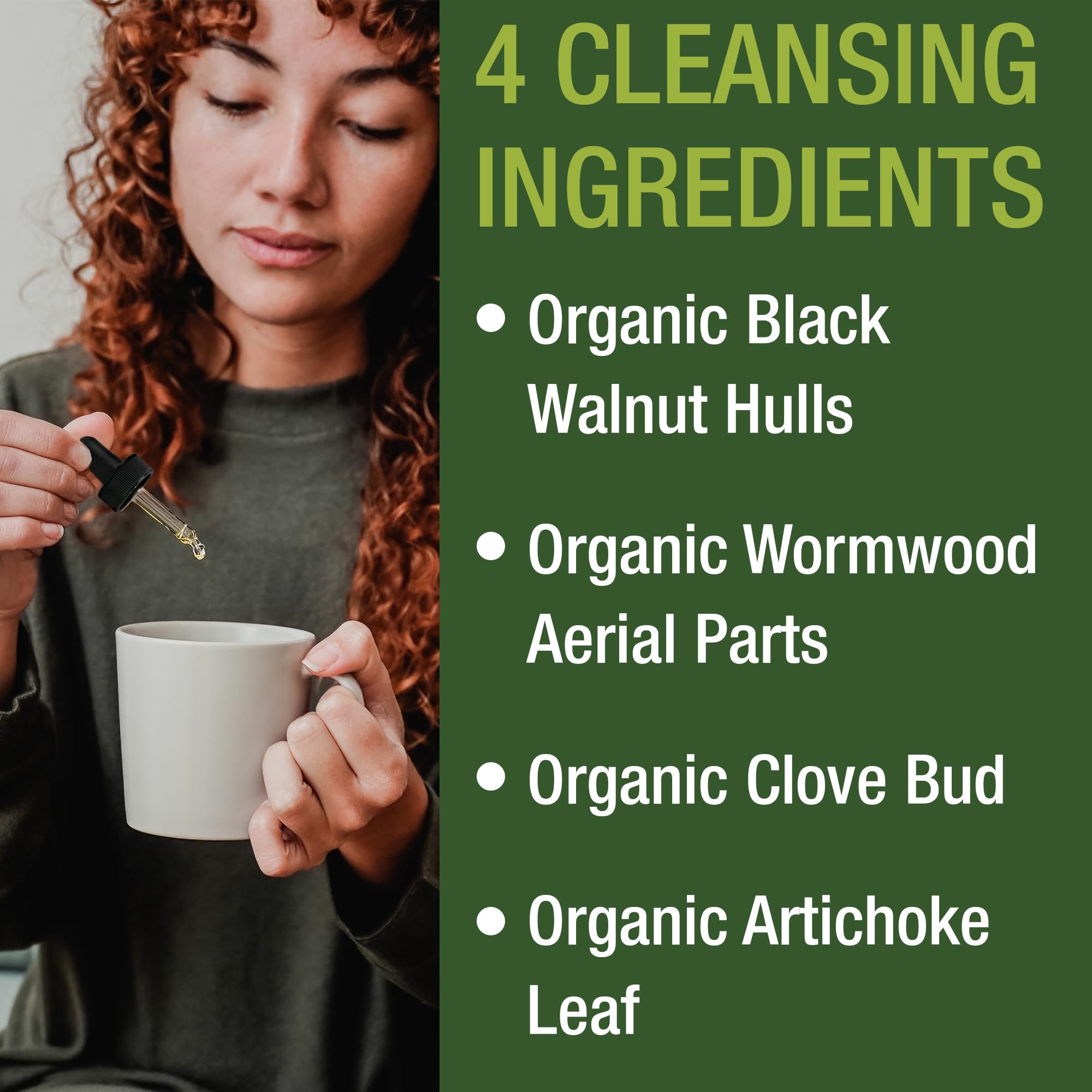 USDA Organic Wormwood Black Walnut Clove Drops Cleanse for Humans. Sugar Free Supplement for Intestinal Cleanse, Detox Support for Adults and Kids. with Artichoke and Clove Bud. Kosher, No GMOs Peak Performance buy australia supplements