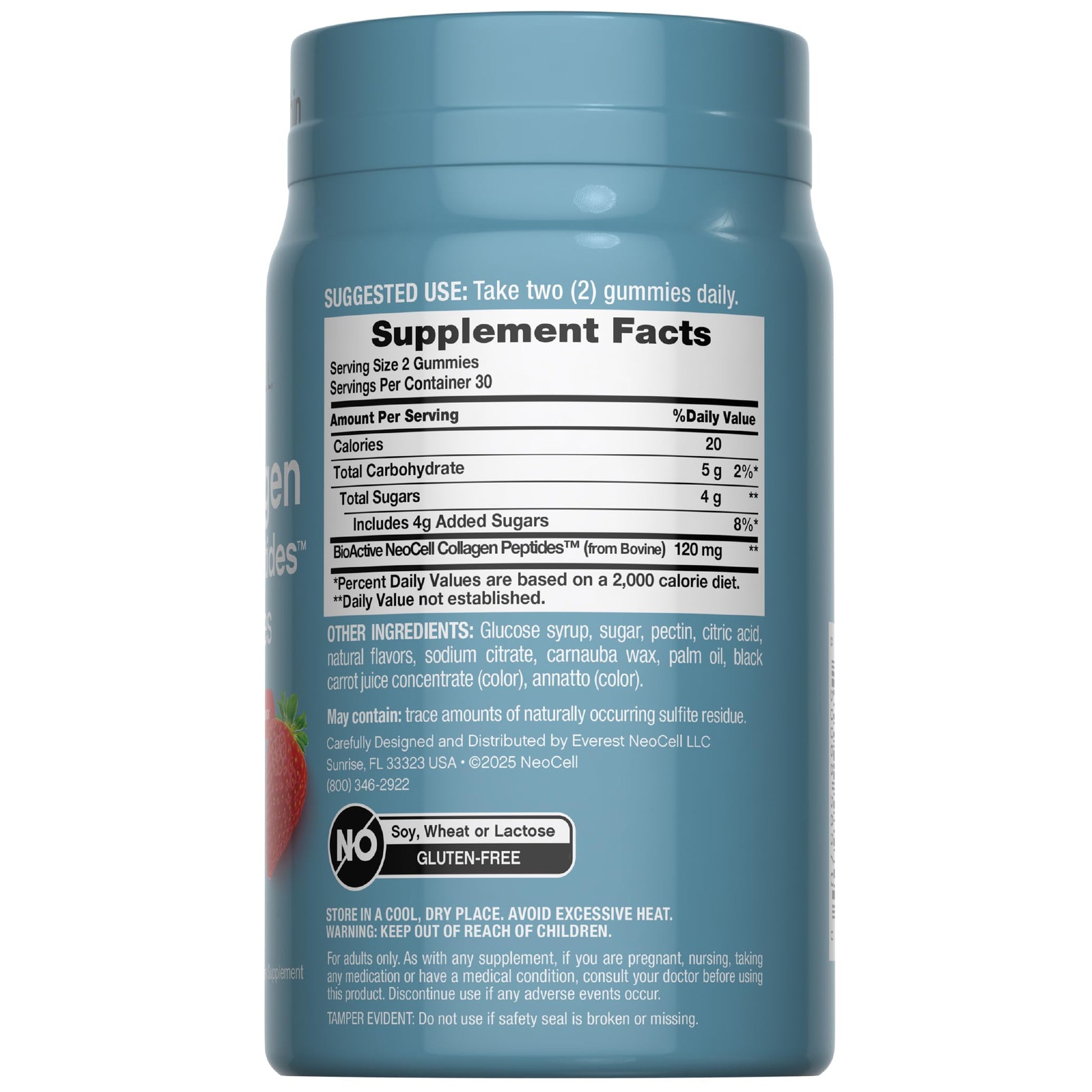 NeoCell Collagen Peptides Gummies | 60 Count | Types I & III | Advanced Formula Supplement | for Women and Men NeoCell buy australia supplements
