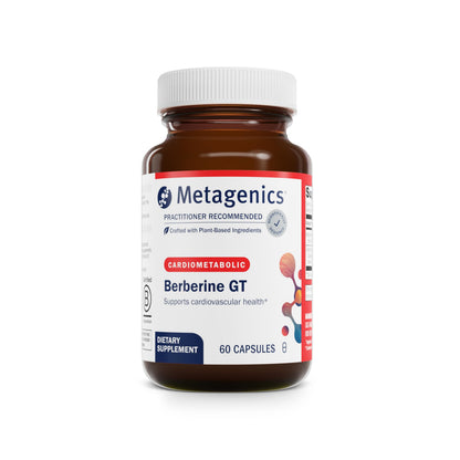 Metagenics Berberine GT - Berberine Supplement 500 mg - Supports Heart Health, Healthy Cholesterol, Triglyceride & Carbohydrate Metabolism Metagenics
