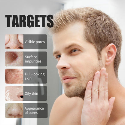 JVR Peel Off Face Mask, Blackhead Mask for Men, Charcoal Peel Off Black Mask, Facial Mask Refreshing and Deep Cleansing for All Skin Types 4.23 OZ JVR
