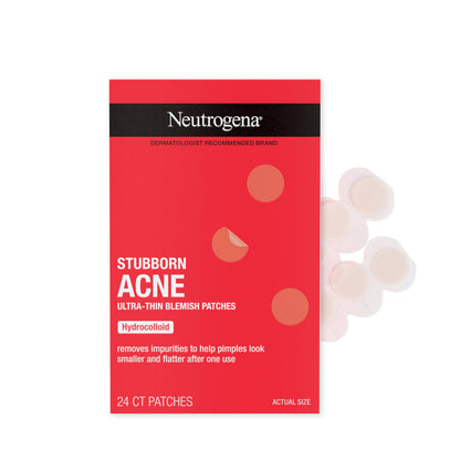 Neutrogena Stubborn Acne Patches, Ultra-Thin Pimple Patches, 24 Ct Neutrogena