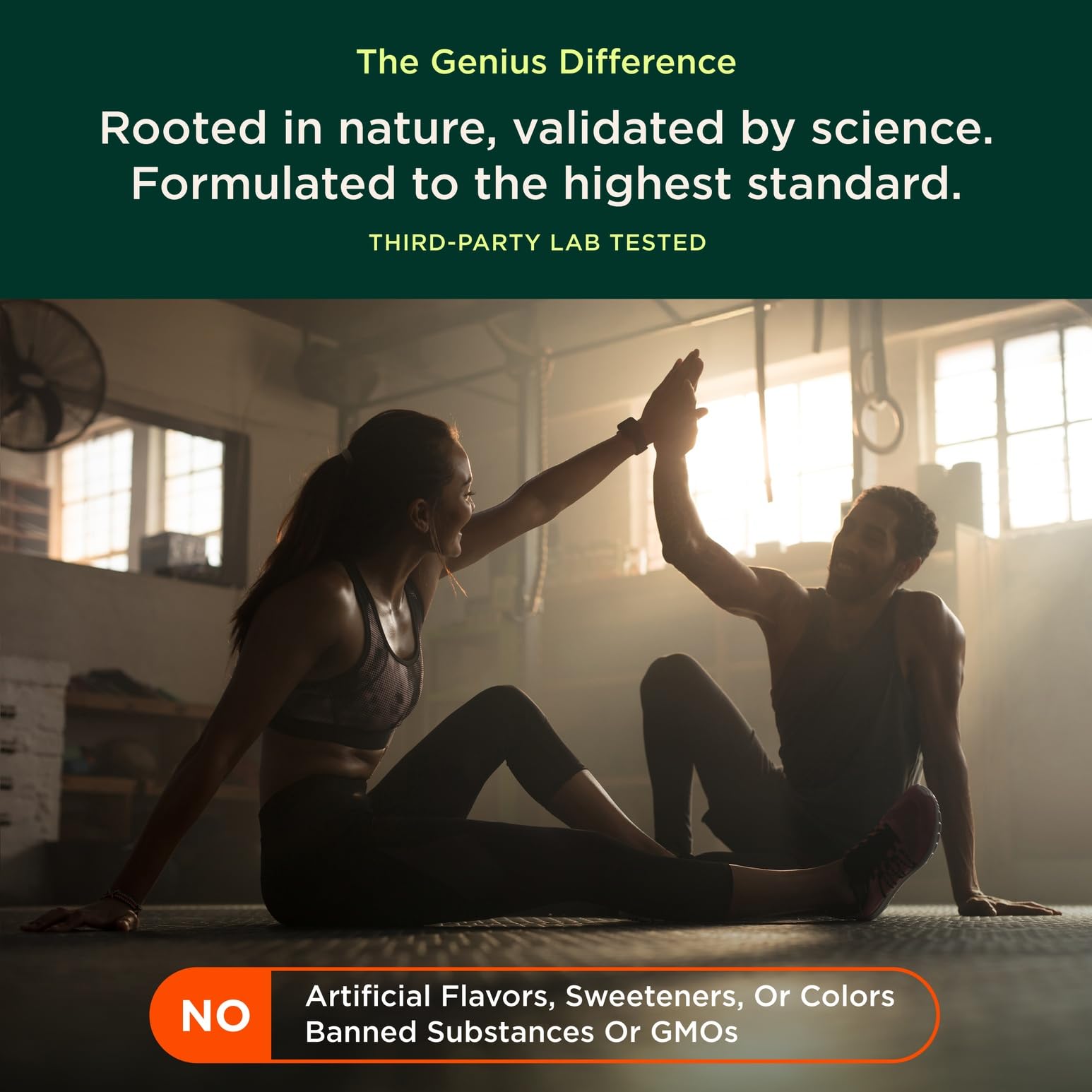 The Genius Brand Genius Hydrate - Electrolyte Supplement for Daily Hydration - Coconut Water - Sugar-Free - 8 Essential Minerals & Nutrients - Non-GMO - Sour Peach Rings - 50 Servings The Genius Brand buy australia supplements