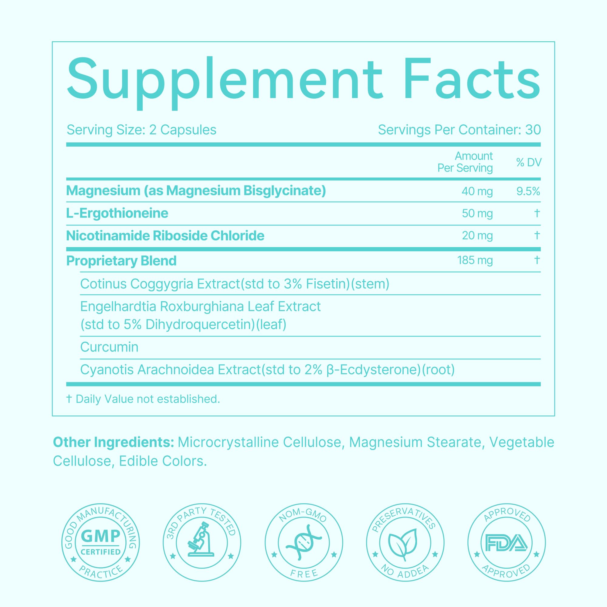 LAIFE L-Ergothioneine PLUS Supplement, Cellular Antioxidant Supplement for Energy, Skin, Vitality & Whole-Body Wellness with L-Ergothioneine, NR, Quercetin, Curcumin & Magnesium Glycinate, 60 Capsules LAIFE buy australia supplements