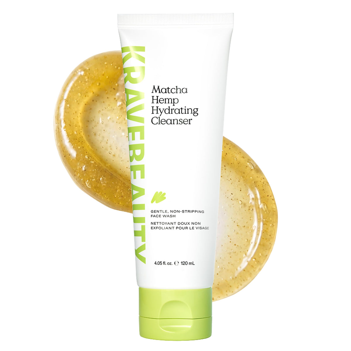 KraveBeauty Matcha Hemp Hydrating Cleanser for Dry, Sensitive Skin, 120 mL KraveBeauty