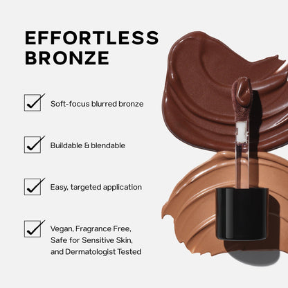 Saie Dew Bronze Hydrating Liquid Bronzer Stick, Sand (0.4 oz) Saie