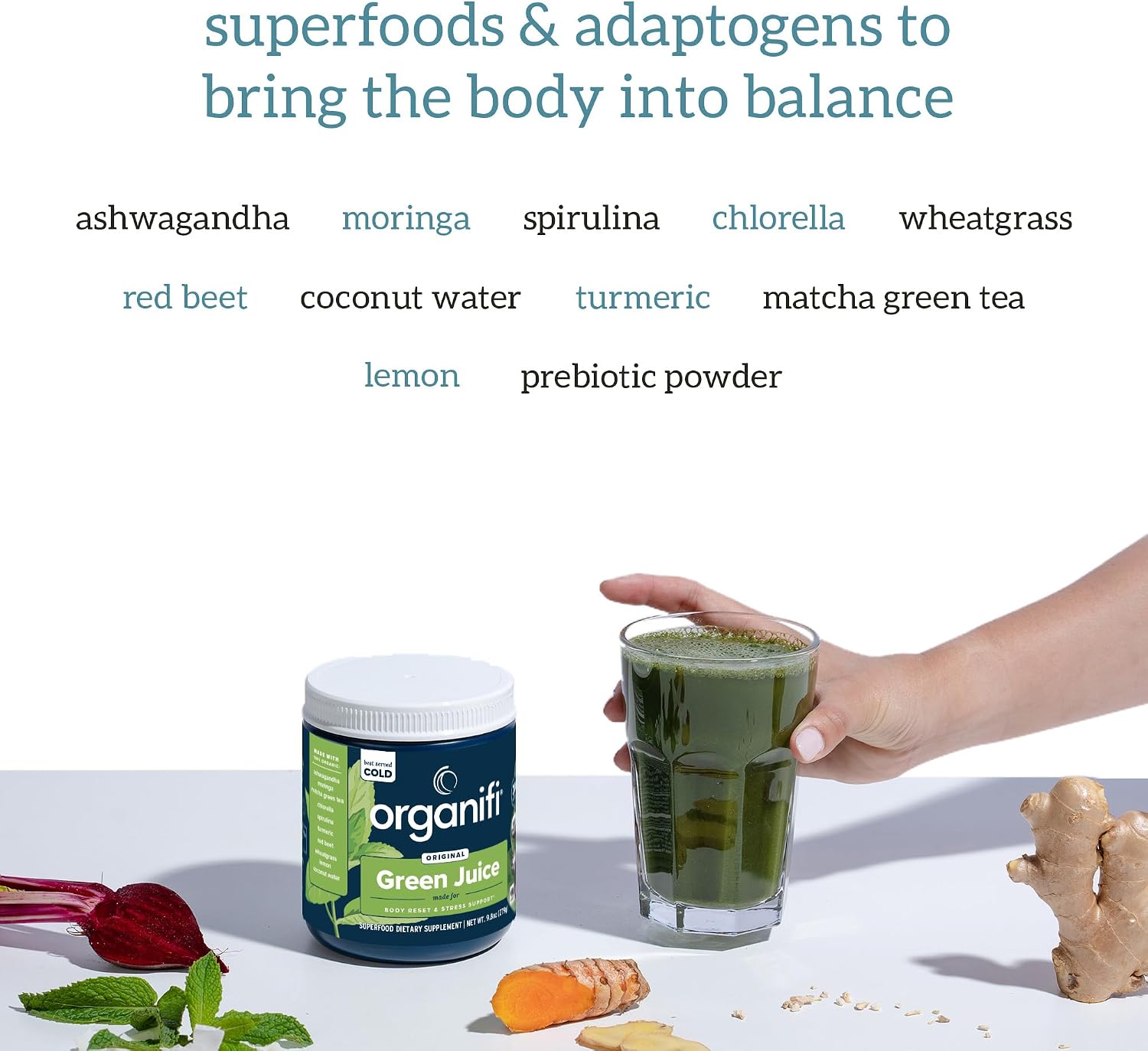 Organifi Green Juice and Red Juice Bundle - 30 Day Supply - Delicious, Refreshing Organic Superfood Supplement Powder With Antioxidants for Energy and Stress Relief Support - No GMO, Gluten, or Soy Gsupps Australia