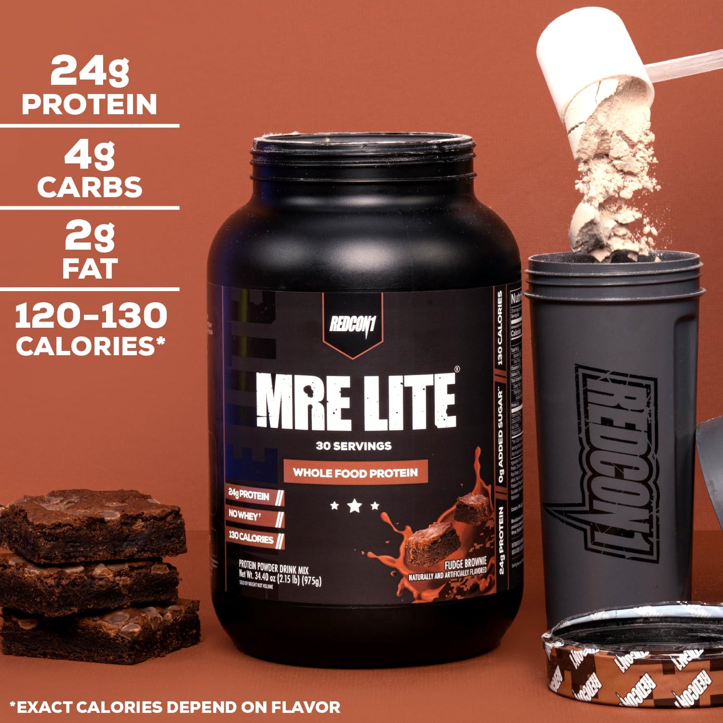 REDCON1 MRE Lite Whole Food Protein Powder, Oatmeal Chocolate Chip - Low Carb REDCON1Buy Supplements Australia