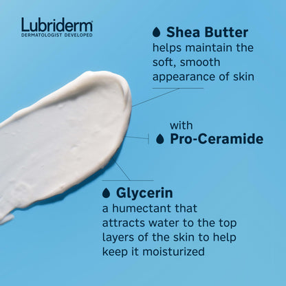Lubriderm Daily Moisture Body Lotion, Fragrance Free, 24 fl. oz Lubriderm