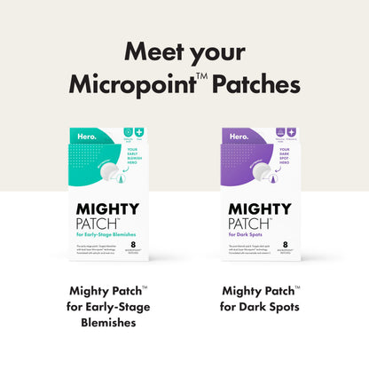 Mighty Patch Hero Cosmetics for Dark Spots Post-Blemish Patch, 8 Ct Mighty Patch