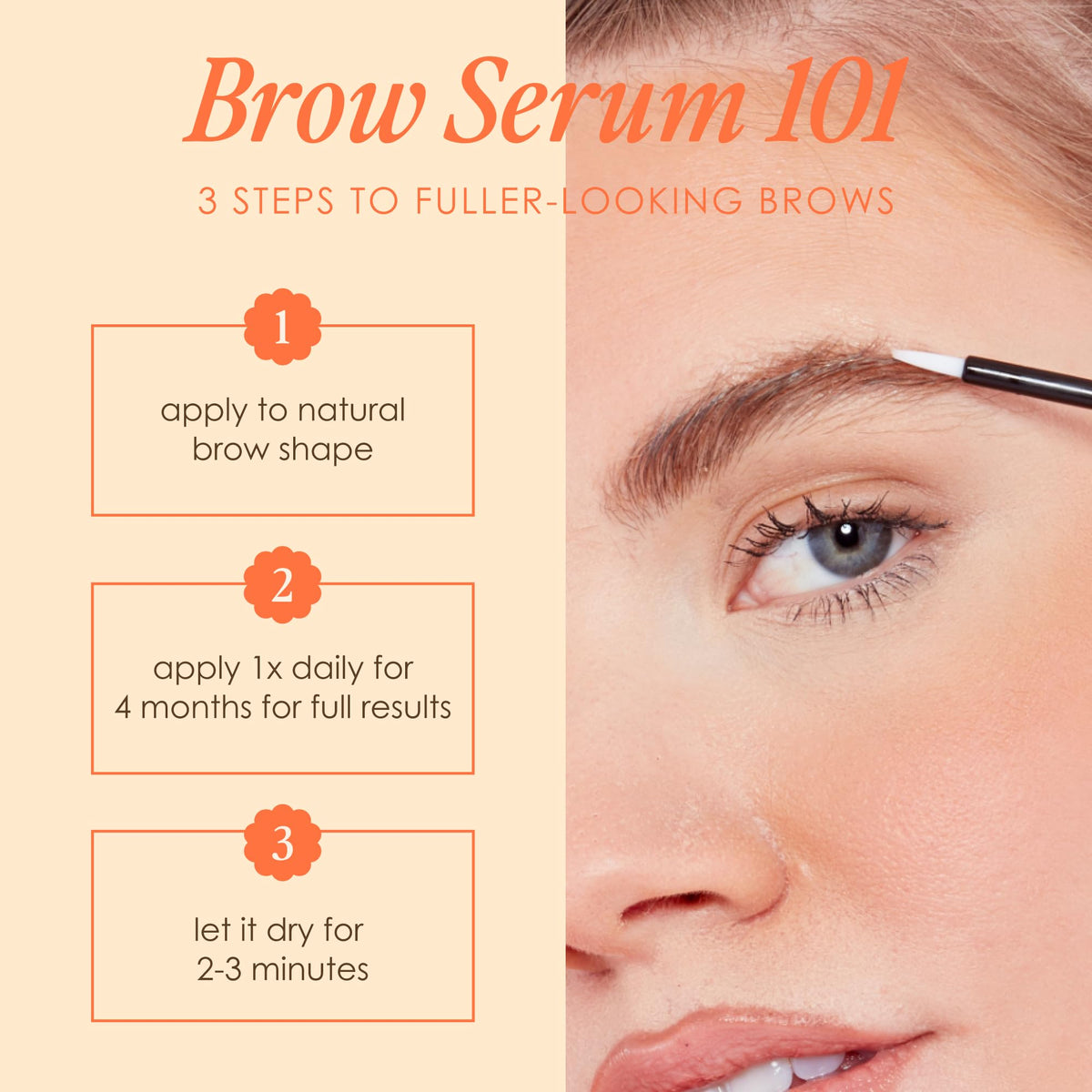 Grande Cosmetics GrandeBROW Brow Enhancing Serum, 1.5mL, 8-Week Supply Grande Cosmetics