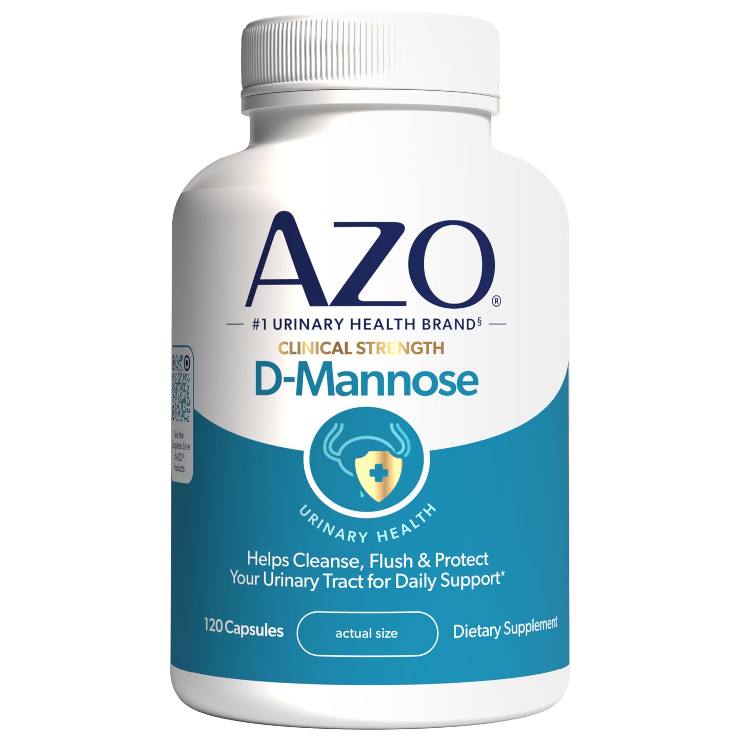 AZO D Mannose Urinary Tract Health, Cleanse, Flush & Protect The Urinary Tract, No.1 Pharmacist Recommended Brand AZO