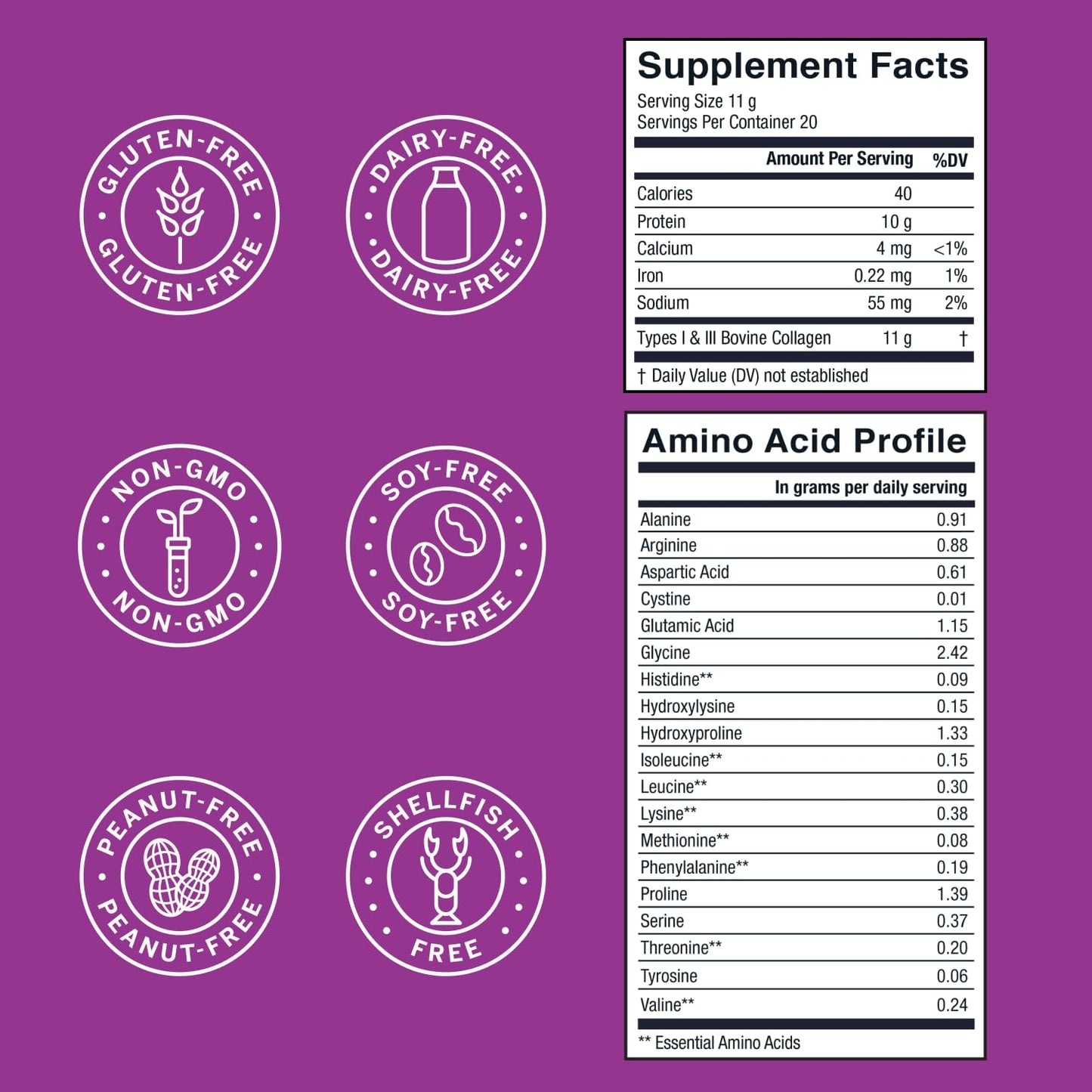 Live Conscious Collagen Powder Hydrolyzed Collagen Peptides Type I & III - Keto & Paleo Friendly - Unflavored - 20 Servings, 7.8 oz Live Conscious