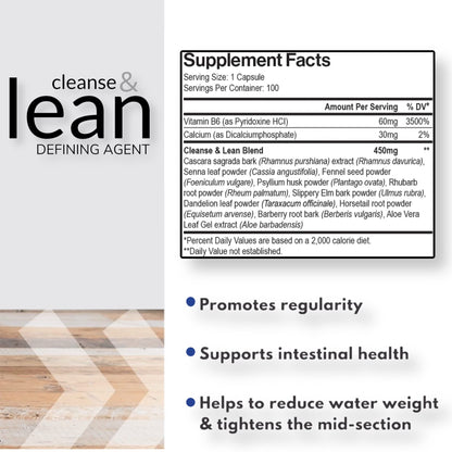 Max Muscle Naturaliga Cleanse and Lean Defining Agent Herbal Cleanse for Regularity w/Natural Detoxifying Ingredients for Gut Health Colon Detox Max Muscle