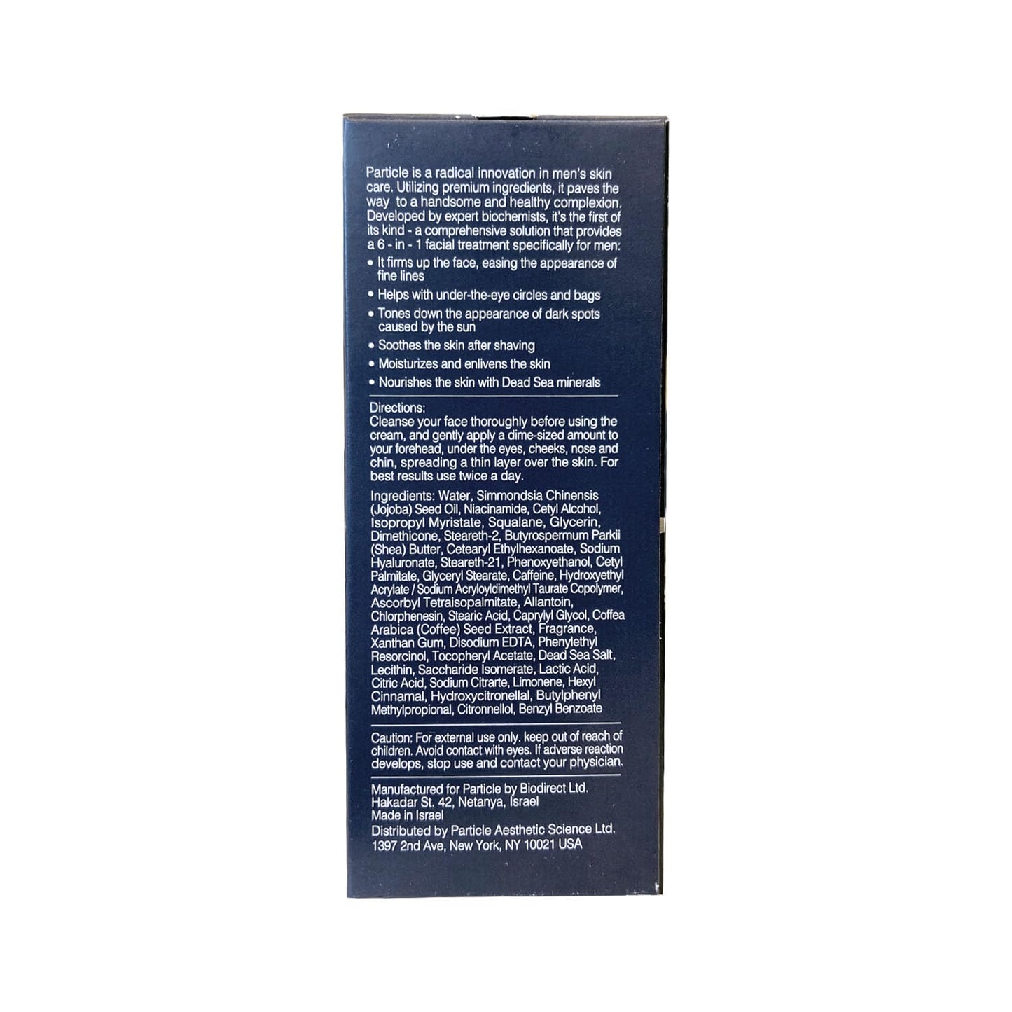 Particle 6-in-1 Face Cream for Men, Men’s Daily Hydrating Moisturizer with Vitamin c Particle