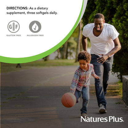 NaturesPlus Hema-Plex Iron - 60 Fast-Acting Softgels - 85 mg Iron + Vitamin C & Bioflavonoids for Healthy Red Blood Cells NaturesPlus