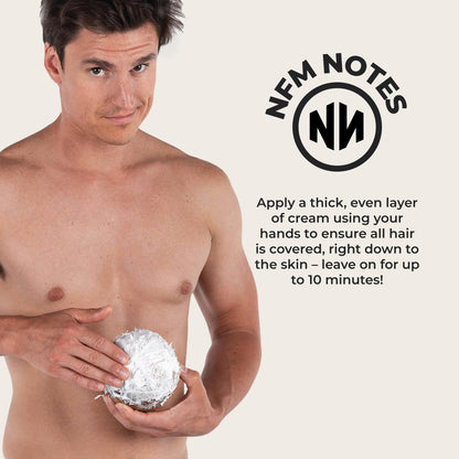 Nad's For Men Down Under Intimate Hair Removal Cream, Painless, 5.1oz Nad's For Men