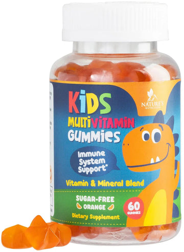 Kids Multivitamin Gummies - Improved Sugar-Free Formula - 100% Daily Folate, Kids Vitamins with Essential Vitamins A, C, D3, E, B6, B12 Nature's Nutrition buy australia supplements
