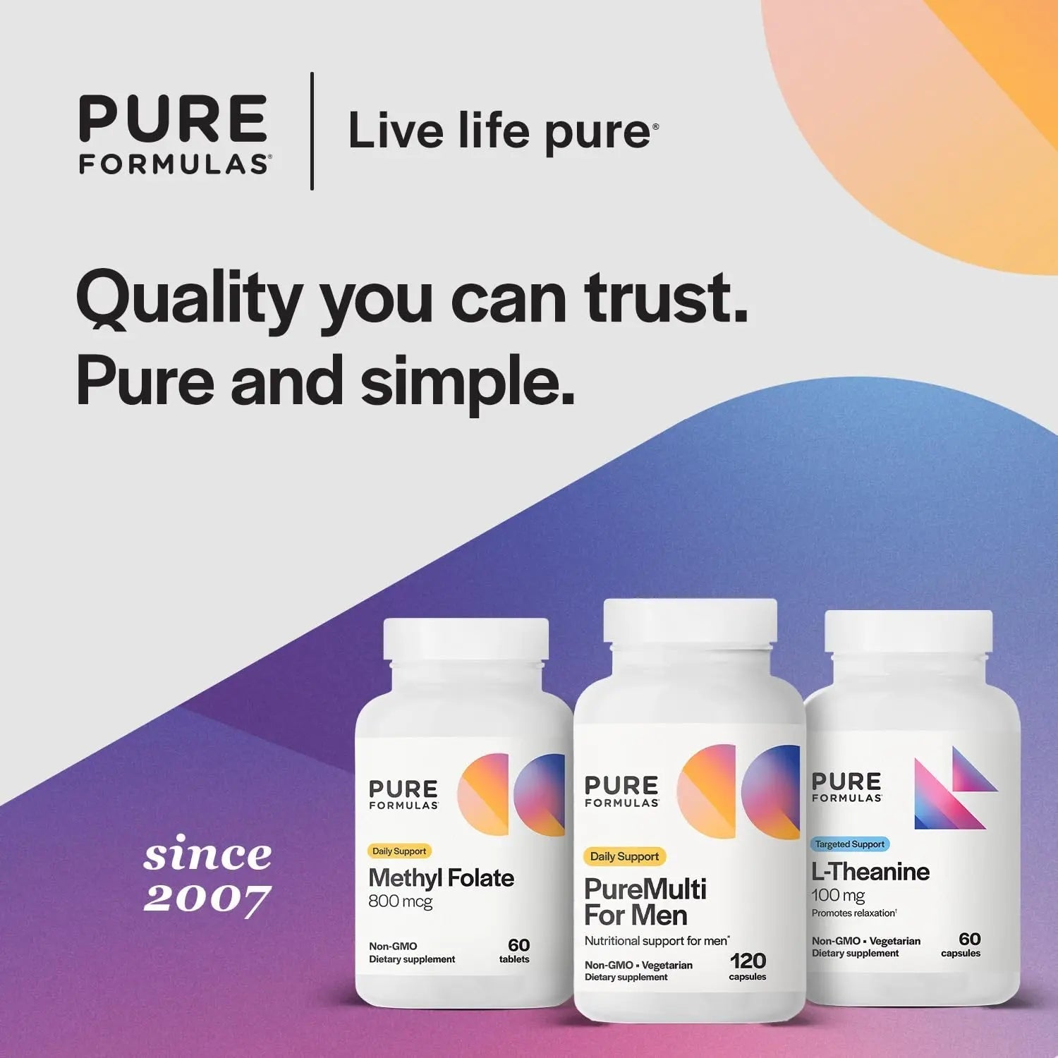 PureFormulas PureMulti for Men - Daily Comprehensive Multivitamin for Men's Health, Vitality, Energy, Focus, & Performance. Mens Vitamins A, C, D, E, & B12 PureFormulas buy australia supplements