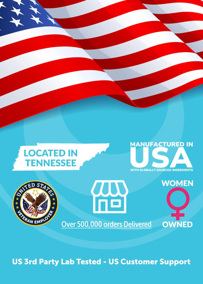 Lunakai USA Made Prebiotic + Probiotic Gummies for Women and Men - High Potency 5 Billion CFUs with Fibers Lunakai