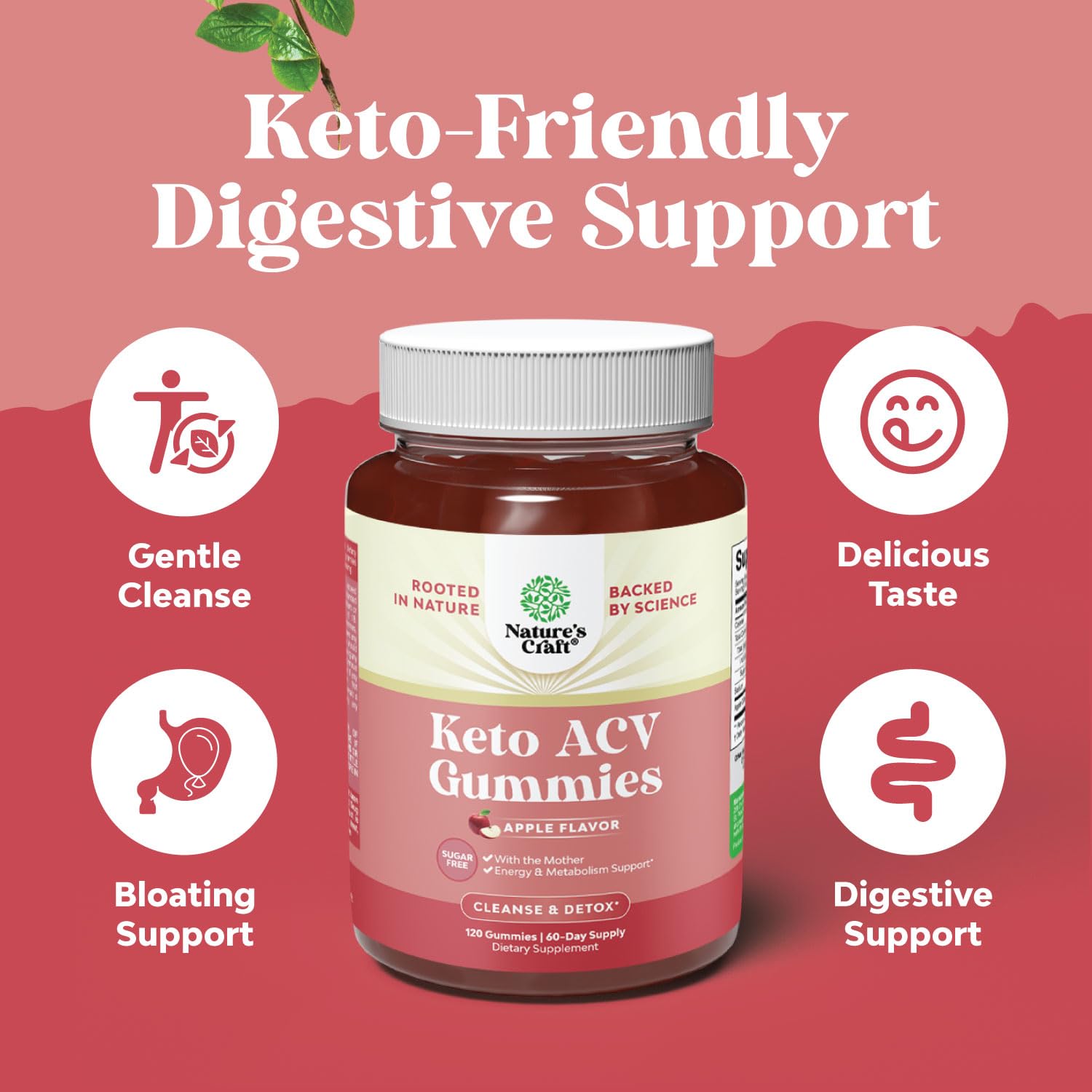Vegan Advanced Keto ACV Gummies - Keto Apple Cider Vinegar Gummies Sugar Free Natures Craft buy australia supplements