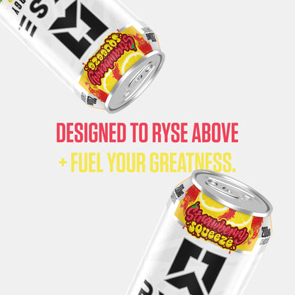 RYSE Fuel Energy Drink - Variety Pack - Sugar Free, Gluten Free & Vegan - 200mg Natural Caffeine, Taurine & Choline for Focus & Energy - No Artificial Colors - 16 fl oz Cans (12-Pack)