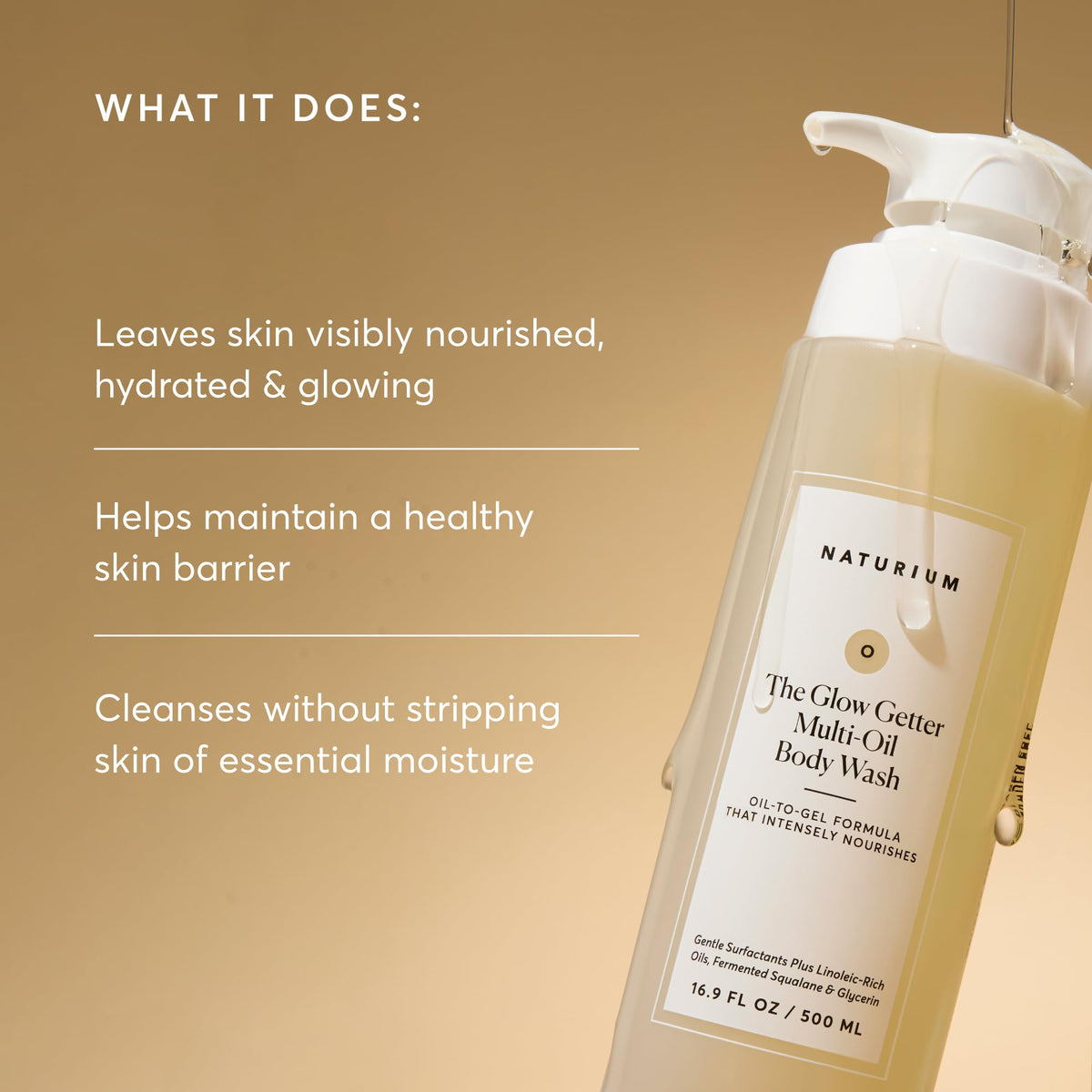 Naturium The Glow Getter Multi-Oil Body Wash, 16.9 fl oz Naturium