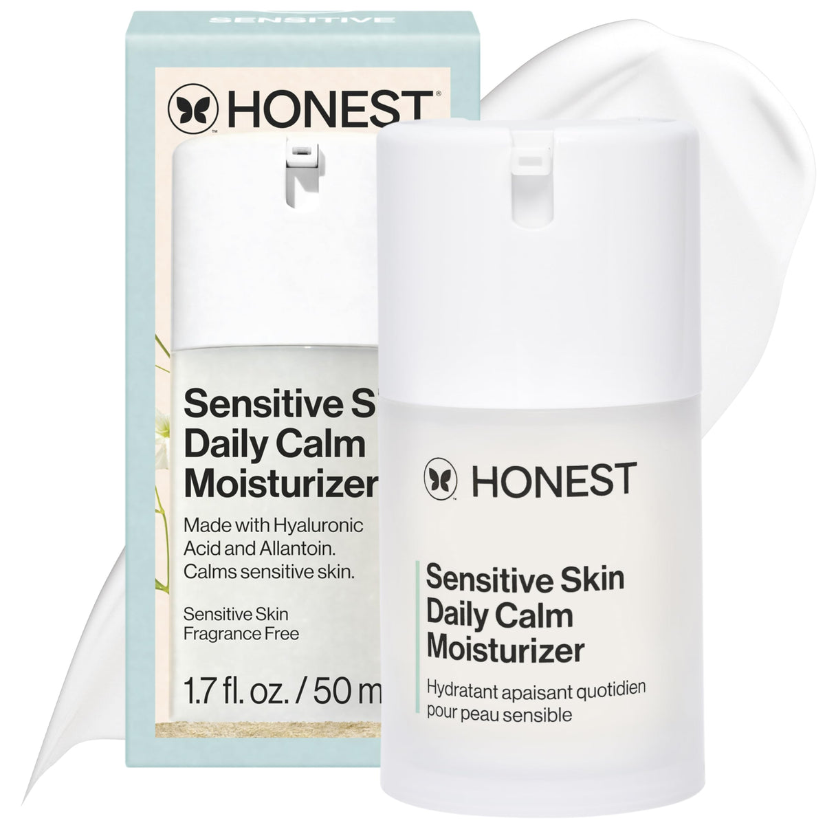 Honest Beauty Sensitive Skin Daily Calm Lightweight Moisturizer, 1.7 fl oz Honest Beauty