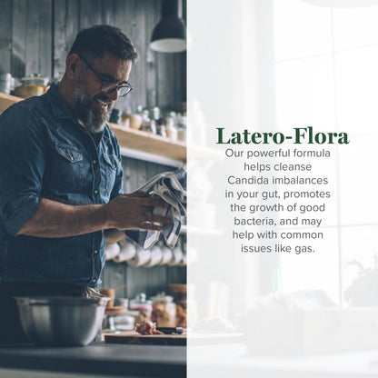 Latero-Flora Probiotic 60 count by Global Healing Center