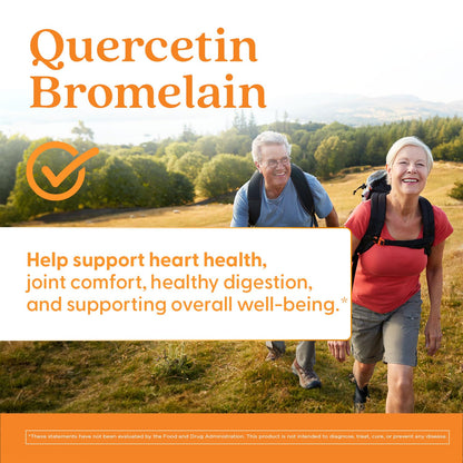 Doctor's Best Quercetin Bromelain, Immunity Support Capsule, Heart, Joint & Healthy Respiratory System, Non-GMO Doctor's BEST