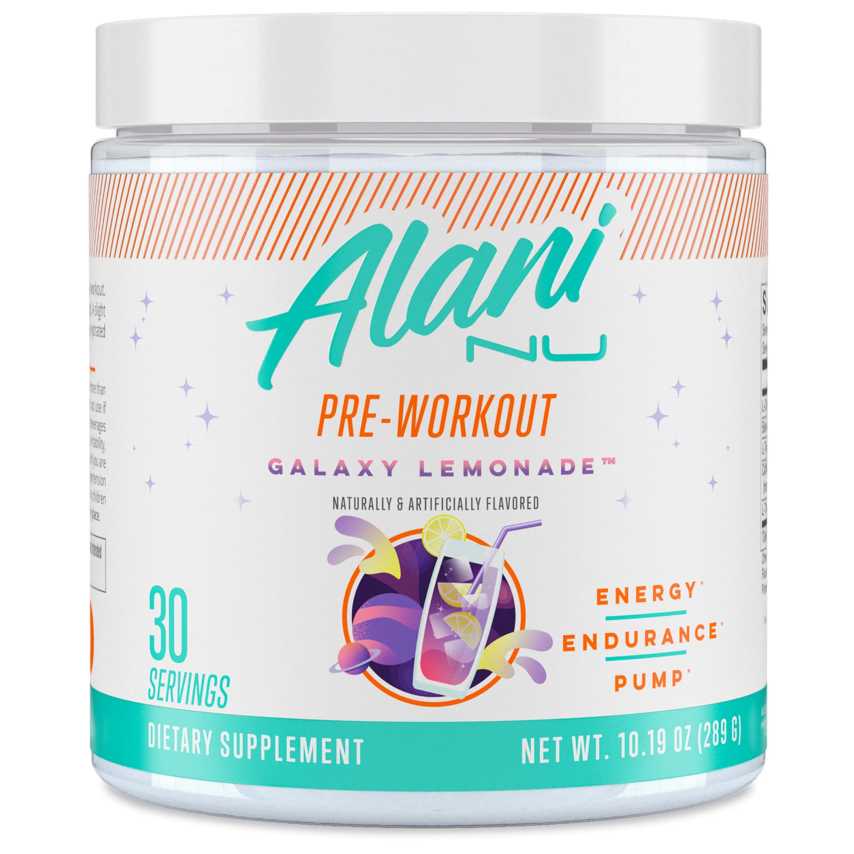 Alani Nu Pre Workout Powder GLAXAY Lemonade, Amino Energy Boost, Endurance Supplement, Sugar Free, 200mg Caffeine, L-Theanine, Beta-Alanine, L-Citrulline, 30 Servings Alani Nu buy australia supplements
