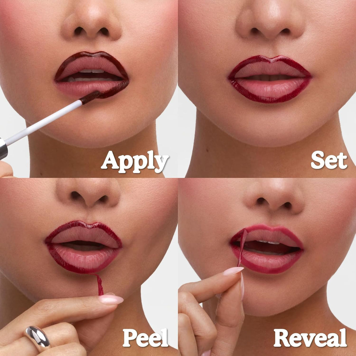 Sacheu Lip Liner STAY-N Peel Off Lip Stain, Longwear, p-INKED Sacheu
