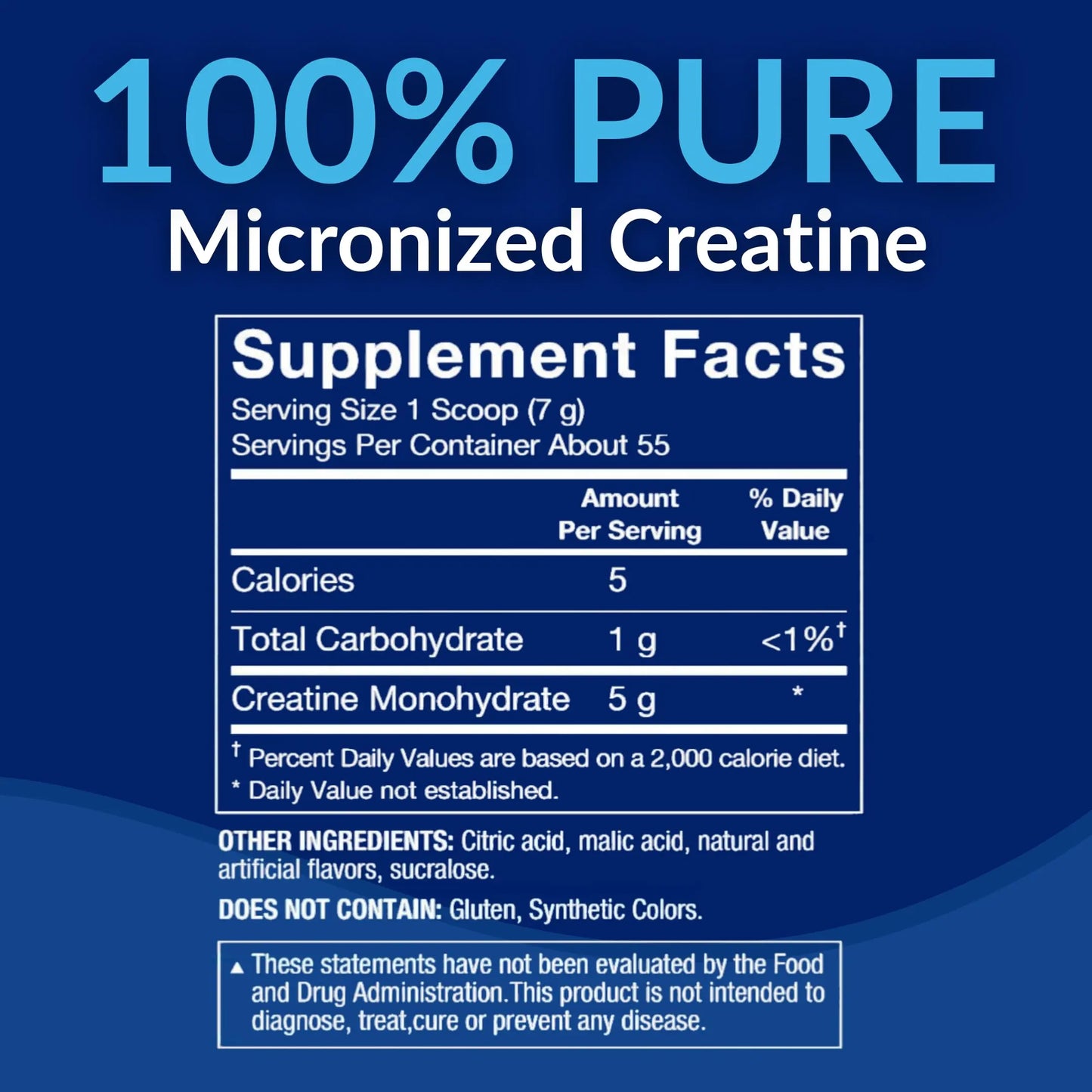 BodyTech 100% Pure Creatine Monohydrate Powder - Micronized for Maximum Absorption - Supports Muscle Strength & Power Output BodyTech