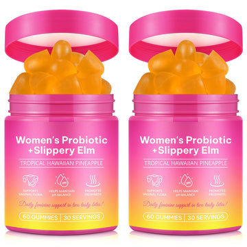 Beyxdu Probiotics for Women Gummies with Slippery Elm Feminine Balance Gummies for Women Vaginal Probiotics with Prebiotics & Lactobacillus Probiotic Blend Vaginal Odor & Vaginal Flora 120Gummy Beyxdu buy australia supplements