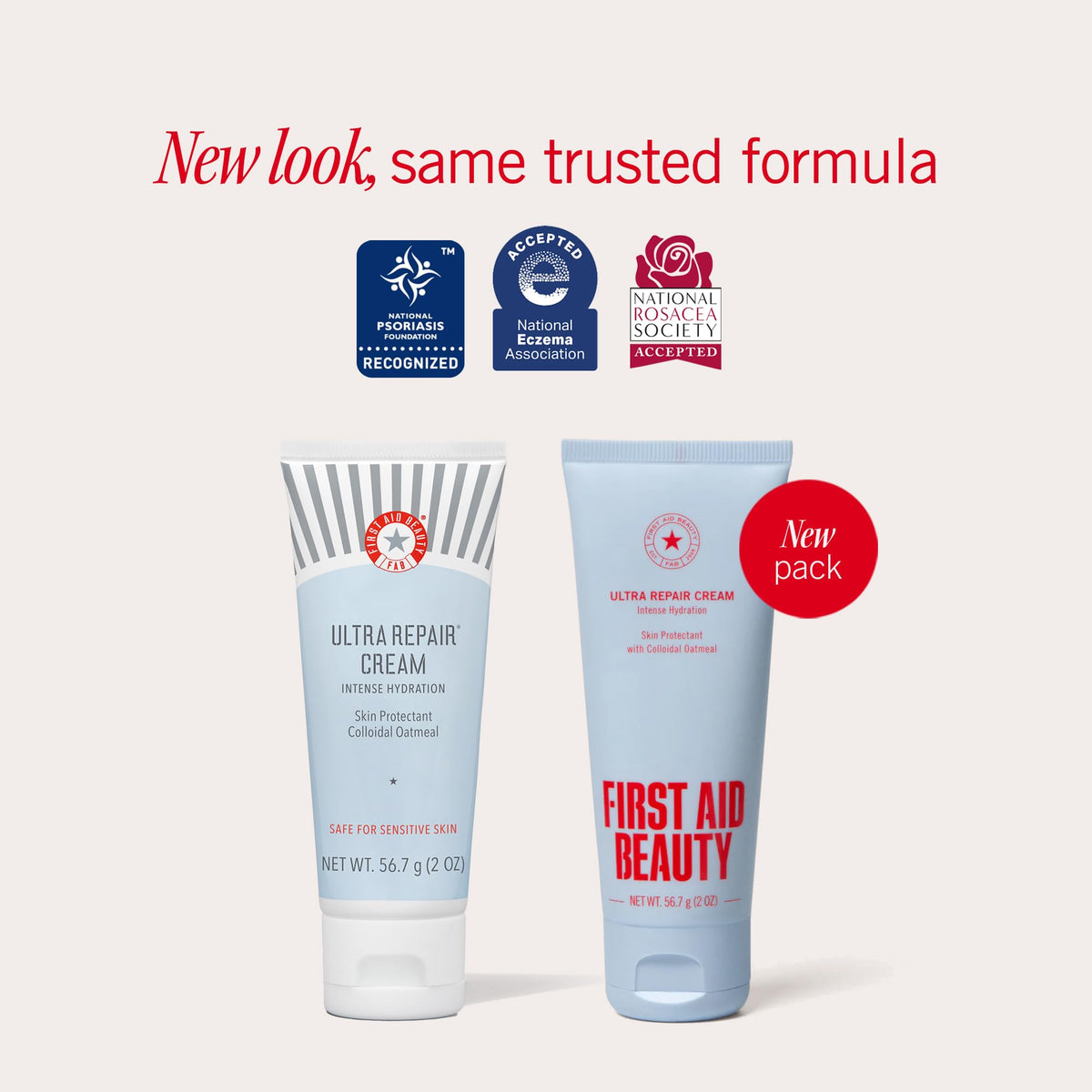 First Aid Beauty Ultra Repair Cream, Intense Hydration, 2 oz First Aid Beauty