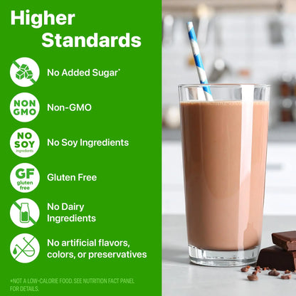 Orgain Organic Vegan Protein Powder, Creamy Chocolate Fudge - 21g Plant Protein, 7g Prebiotic Fiber, Low Net Carb, No Lactose Ingredients, No Added Sugar Orgain