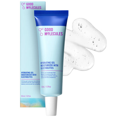 Good Molecules Hydrating Gel Moisturizer – Lightweight Water-Based Gel, Fast-Absorbing Oil-Free Moisturizer for Oily Good Molecules