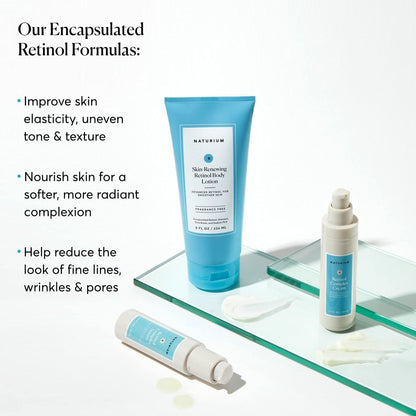 Naturium Skin-Renewing Retinol Body Lotion, with Shea Butter, 8 fl oz Naturium