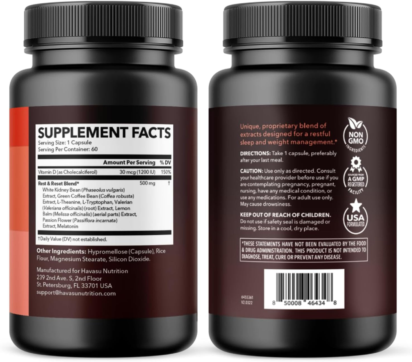 Night Time Fat Burner for Weight Loss Support for Men and Women, 60 Count | Appetite Suppressant and Overnight Metabolism Booster with Melatonin for Sleep Support, Vegan, Gluten Free, 60 Servings Gsupps Australia