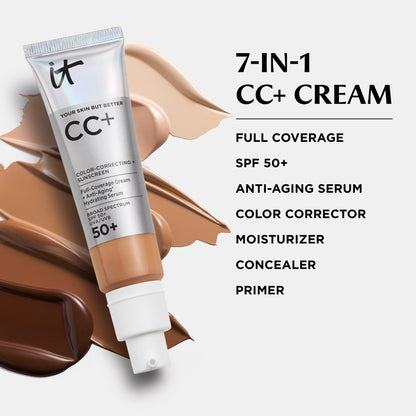 IT Cosmetics Mini CC+ Cream with SPF 50+ - Medium (N) - 0.4 fl oz IT Cosmetics