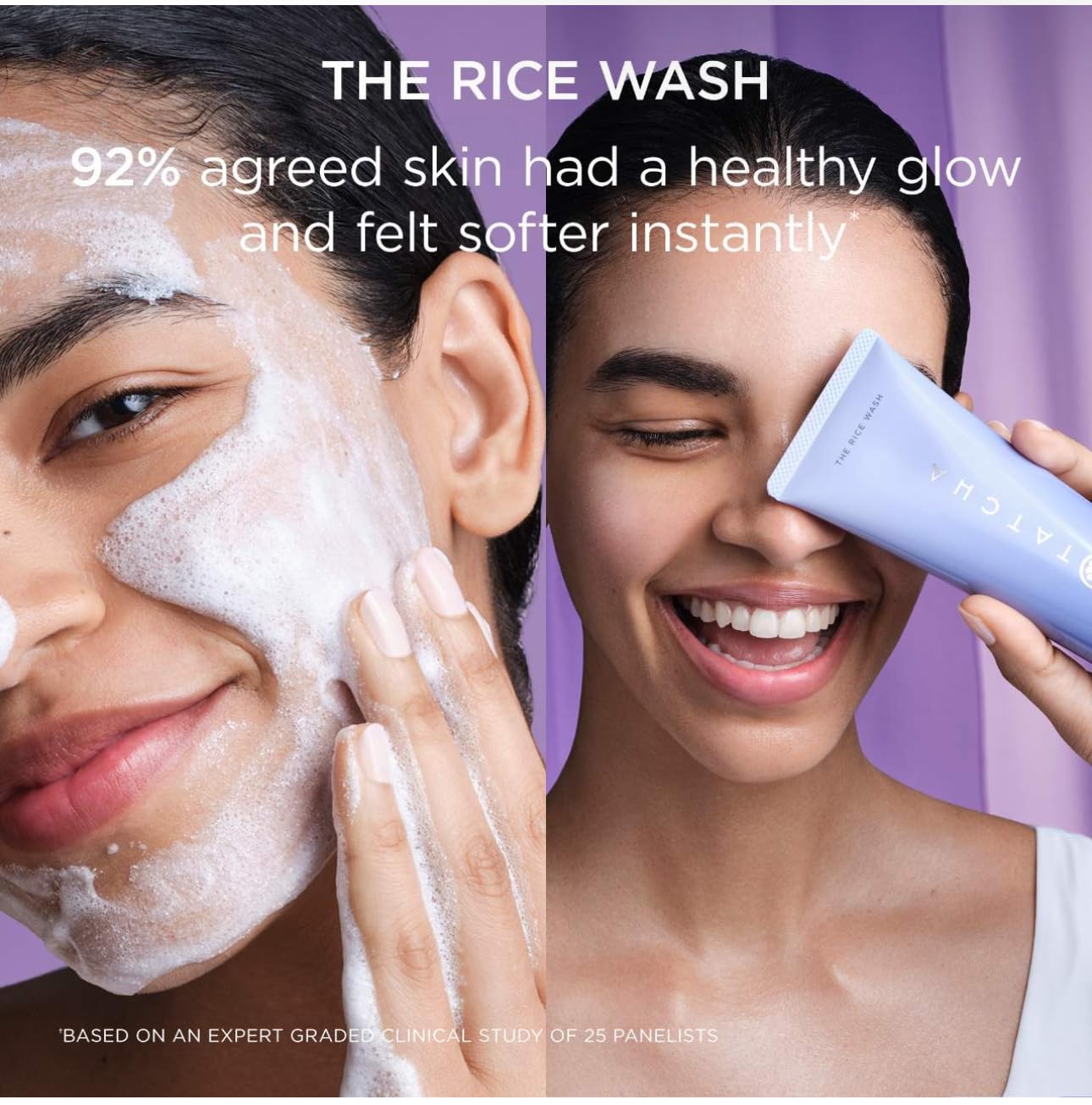 TATCHA The Rice Wash | Soft Cream Facial Cleanser Washes Away Buildup Without Stripping Skin For A Soft, Luminous Complexion | 4 oz TATCHA